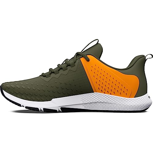 Under Armour Men's Charged Engage 2 Training Shoe Cross Trainer, (301) Marine OD Green/Formula Orange/Black, 7.5