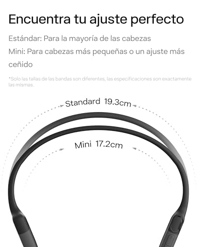 SHOKZ OpenRun Auriculares conducción ósea, Open-Ear Auriculares Deportivos inalámbricos con Bluetooth y micrófono, Auriculares de oído Abierto Resistentes al Agua IP67 para Correr, USB-C, Negro