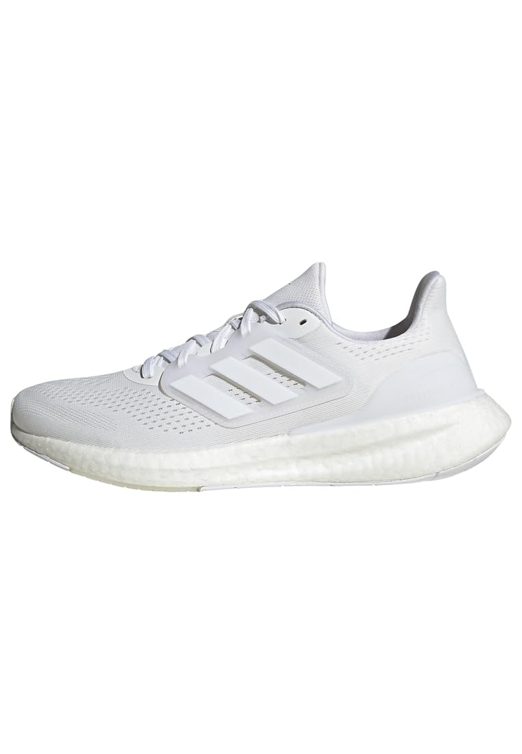 adidas Pureboost 23 Shoes, Low Hombre, FTWR White/FTWR White/Core Black, 36 EU