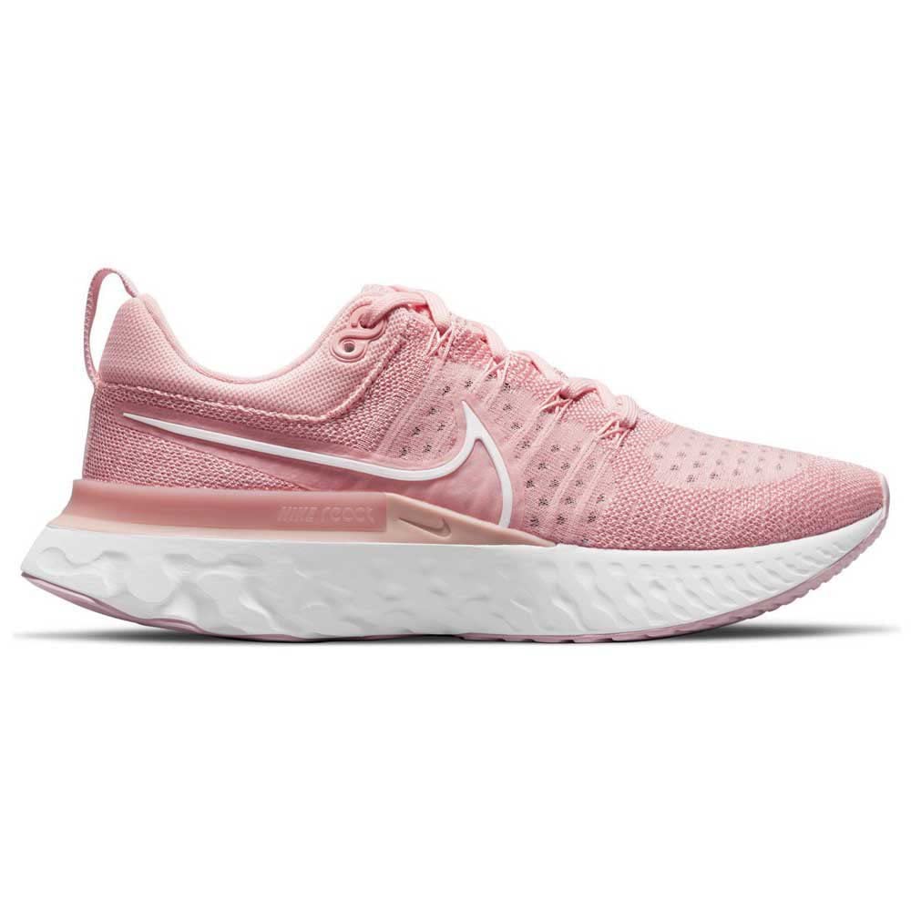 Nike W React Infinity Run FK 2, Zapatillas de Gimnasia Mujer, Champagne/Mtlc Red/Bronze, 36.5 EU