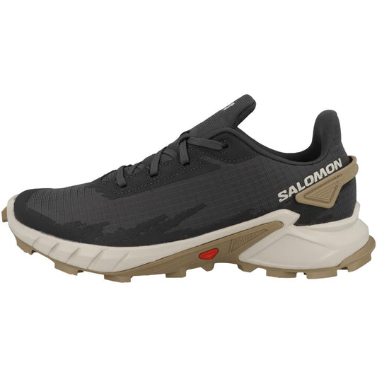 Salomon Alphacross 4 Zapatillas de Trail Running para Hombre, Agarre potente, Comodidad duradera, Rendimiento versátil, Ebony, 45 1/3