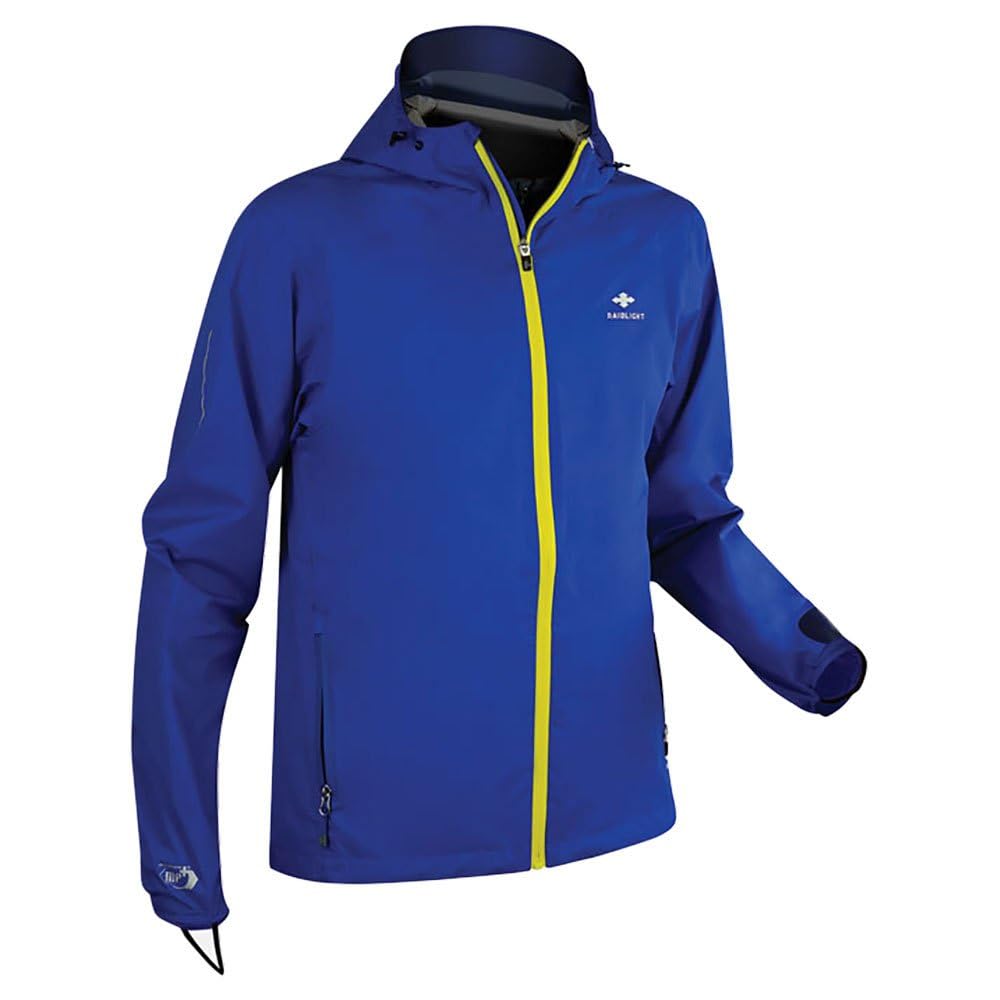 RaidLight - Chaqueta de trail running impermeable para hombre, talla L, azul, L