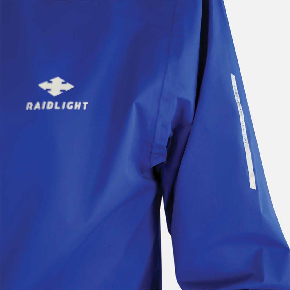 RaidLight - Chaqueta de trail running impermeable para hombre, talla L, azul, L