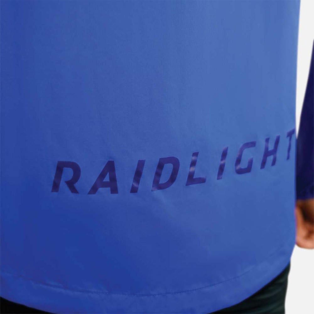 RaidLight - Chaqueta de trail running impermeable para hombre, talla L, azul, L