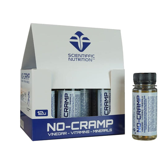 Scientiffic Nutrition NO-CRAMP Suplemento con Sodio, Potasio y Zinc, Elimina los Calambres y Contracturas Musculares, Rápida Actuación - 1 vial 60ml.