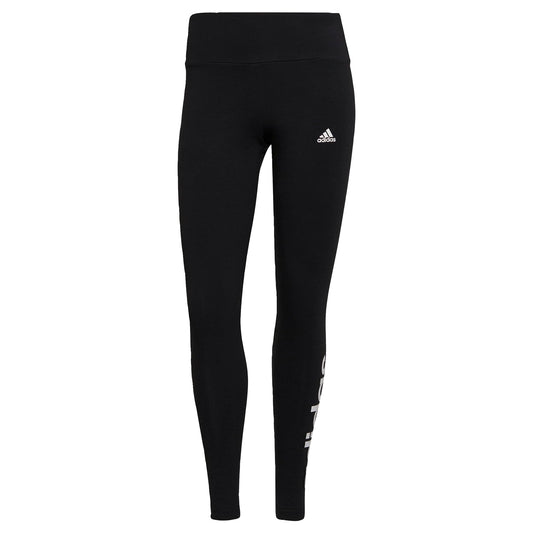 adidas Essentials High-waisted Logo Leggings Mujer, Black/White, XXS Alto