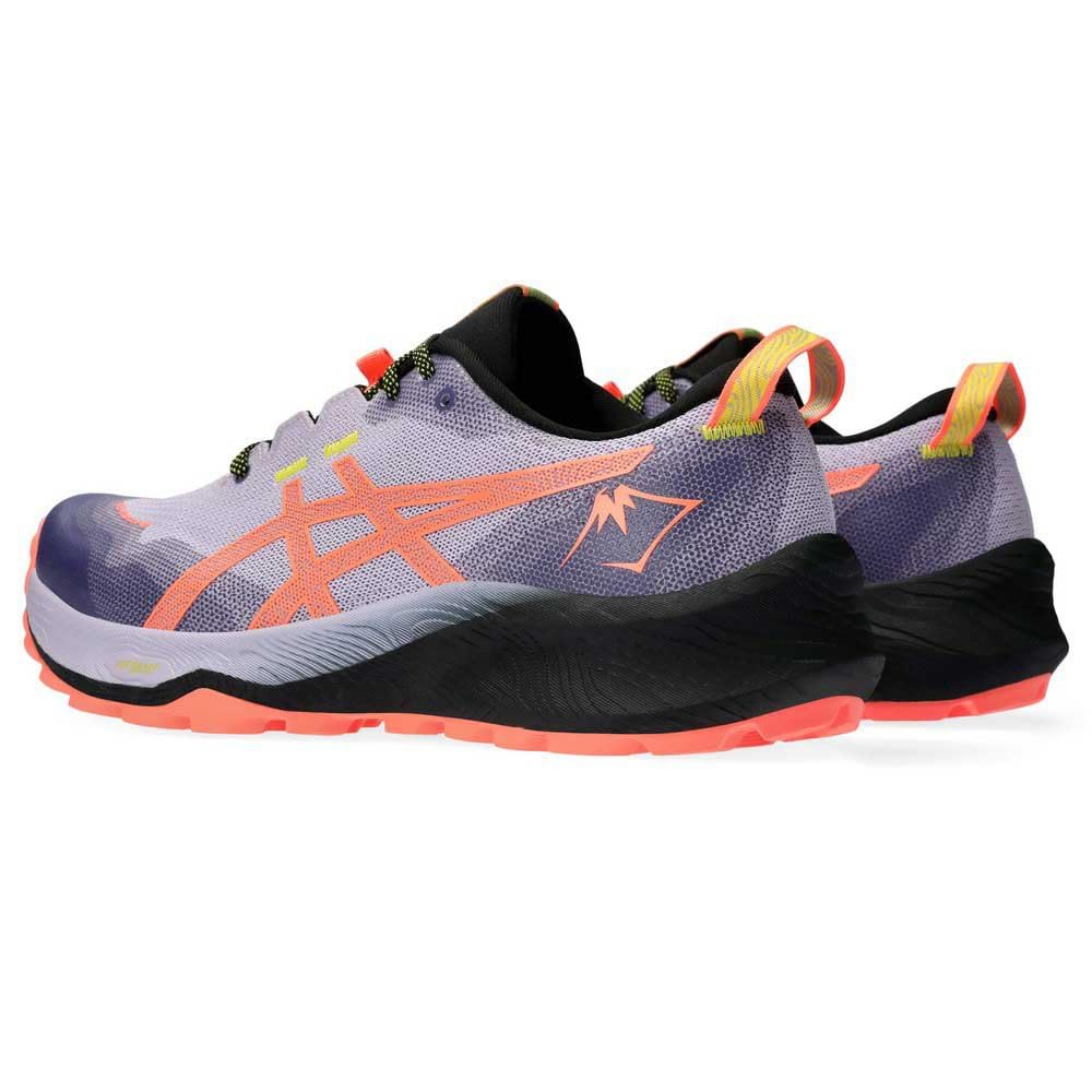 ASICS Gel-Trabuco 12, Sneaker Mujer, Faded Ash Rock/Sun Coral, 36 EU