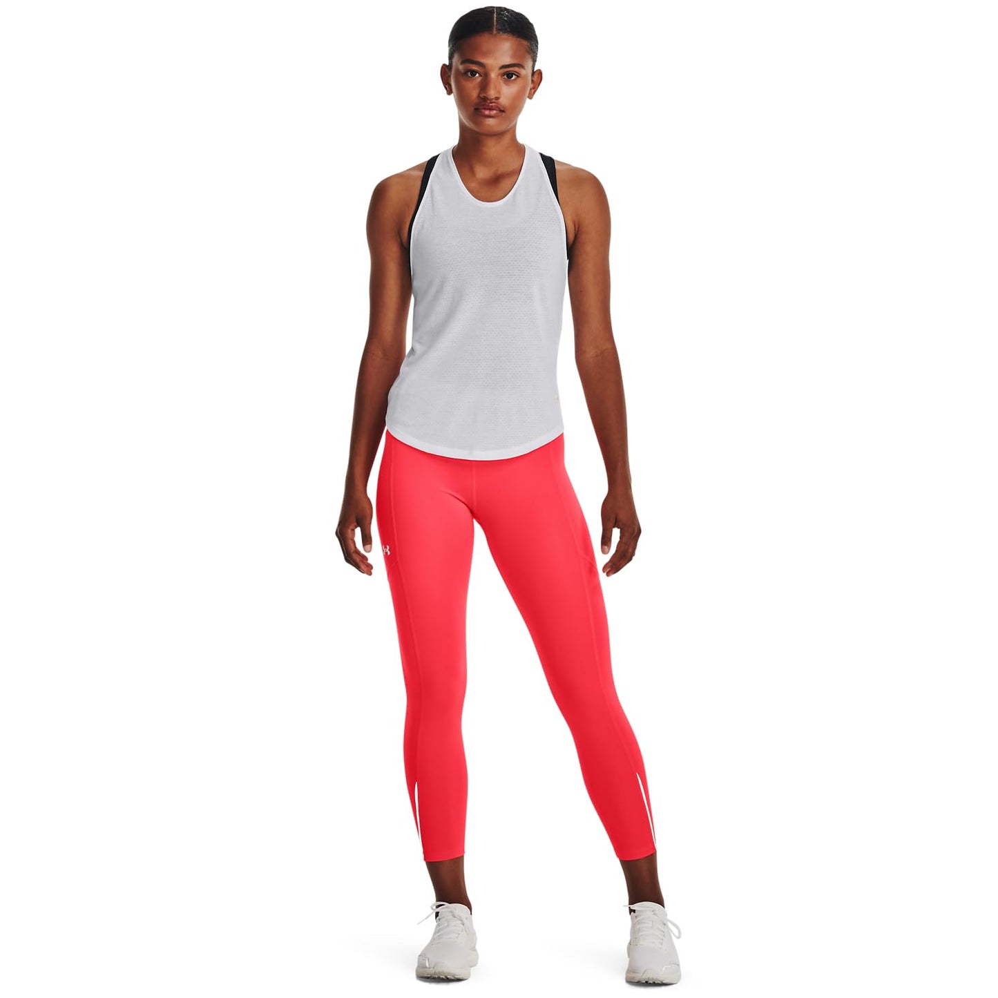 Under Armour UA Fly Fast 3.0 Ankle Tight Leggings, Mujer, Beta/Beta/Reflectante, XS