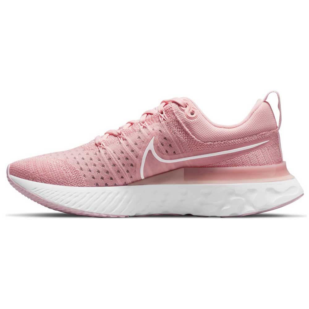 Nike W React Infinity Run FK 2, Zapatillas de Gimnasia Mujer, Champagne/Mtlc Red/Bronze, 36.5 EU