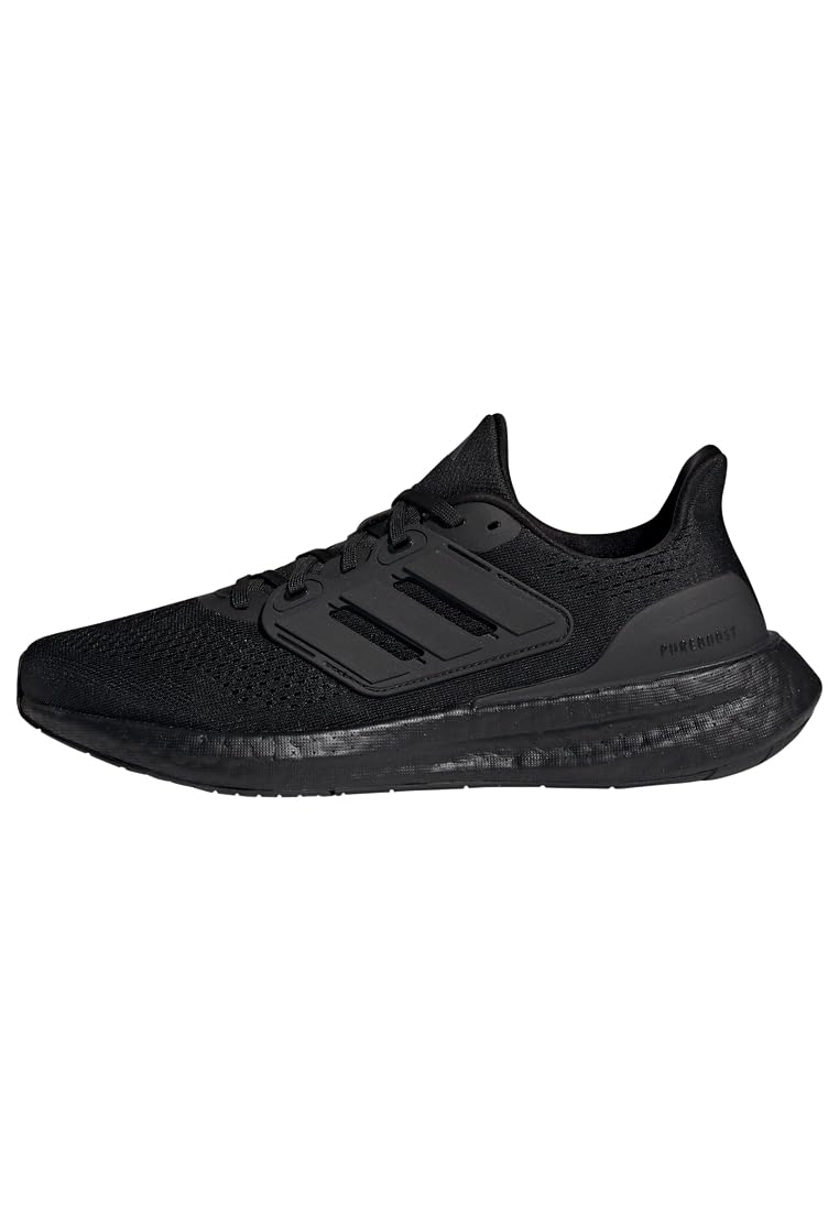 adidas Pureboost 23 Shoes, Low Hombre, Core Black/Core Black/Carbon, 42 EU