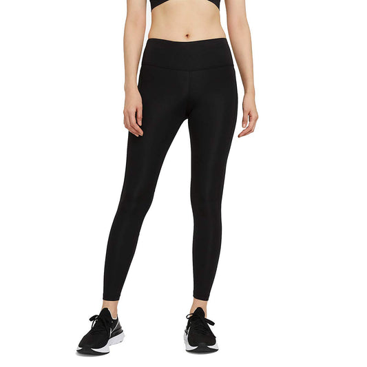 Nike W NK Epic Fast TGHT Leggings, Womens, Black/(Reflective silv), XS