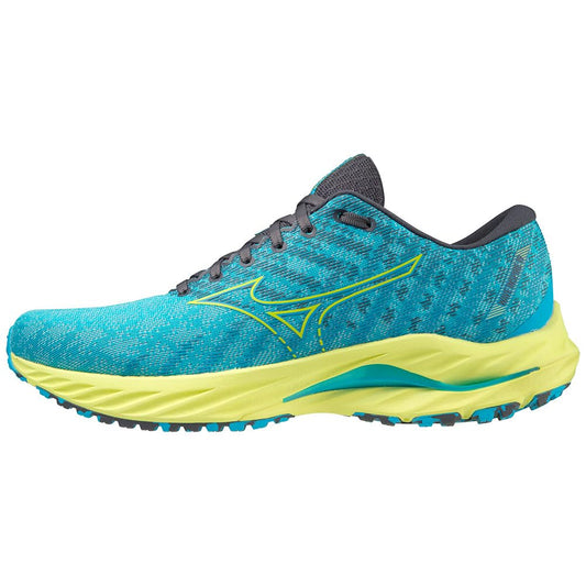 Mizuno Wave Inspire 19, Correr Hombre, Jblue Bolt2neon Luminoso, 42.5 EU