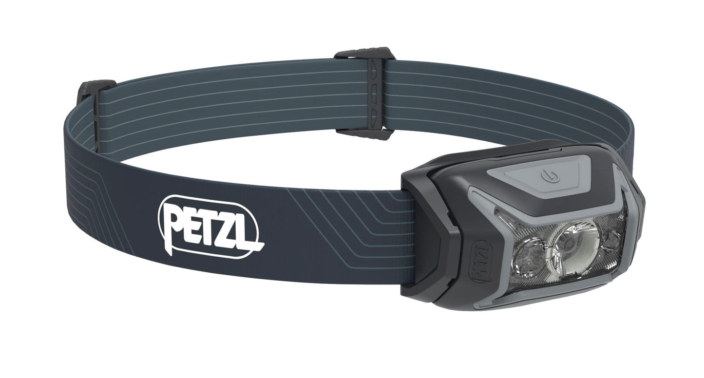 PETZL Linterna ACTIK - Unisex, Gris, Talla Única