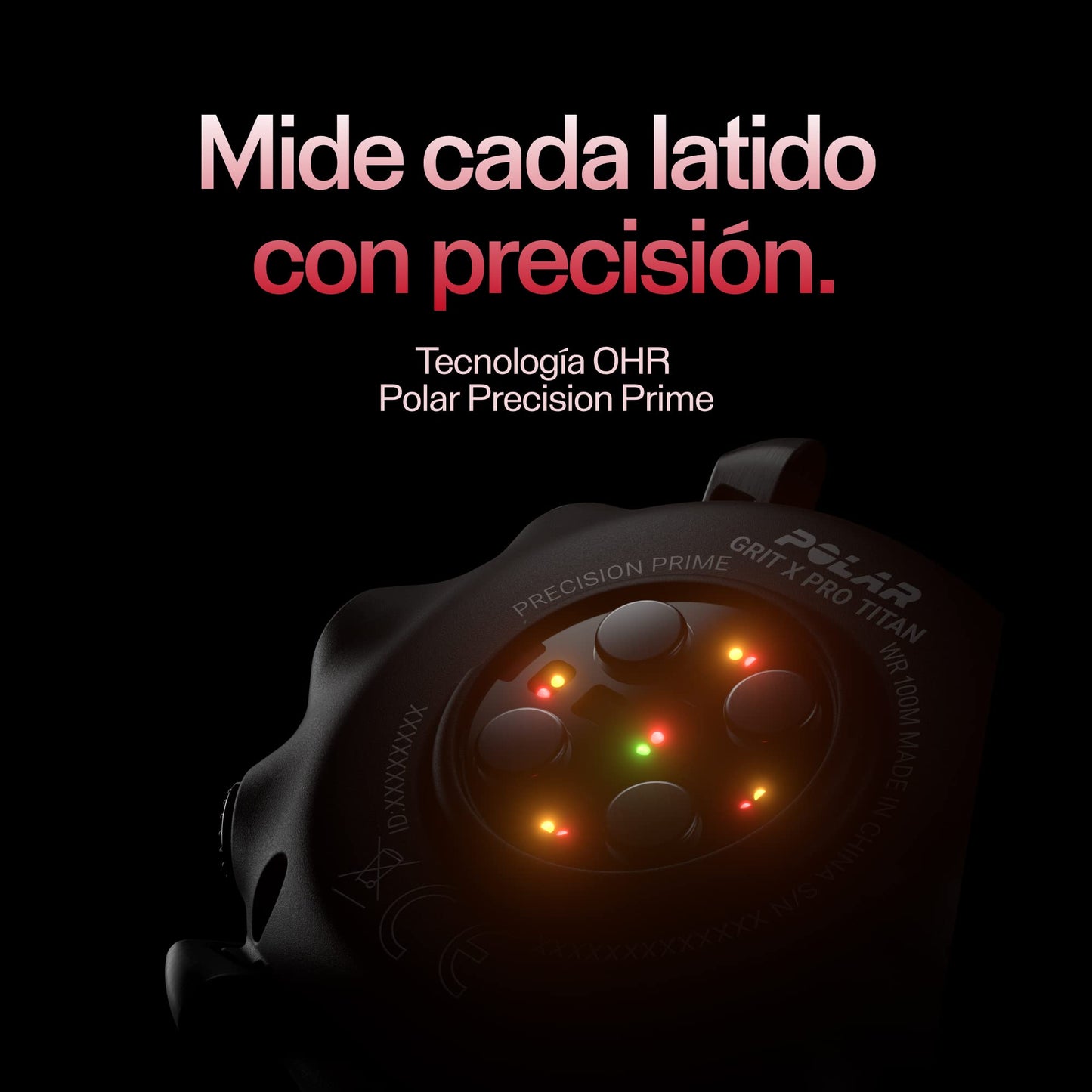 Polar Grit X Pro- GPS Multisport Smartwatch- Durabilidad Militar, Cristal de Zafiro, FC en la Muñeca, Batería de Larga Duración, Orientación, Para Deportes al Aire libre, Trail Running, Senderismo