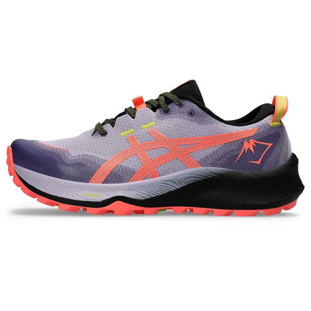 ASICS Gel-Trabuco 12, Sneaker Mujer, Faded Ash Rock/Sun Coral, 36 EU