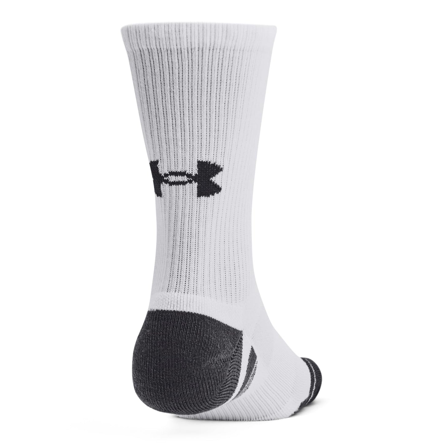 Under Armour Ua Performance Tech 3pk Crew, Calcetines Unisex adulto, Blanco, M-L