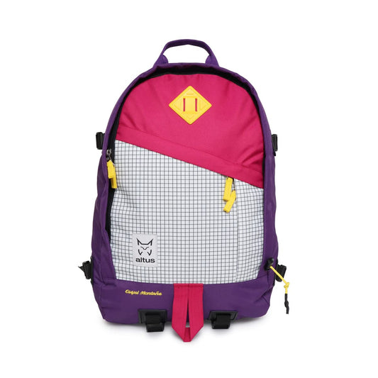 ESQUI MONTAÑA Z80 | 27 Litros | Purpura | Mochila urbana | Mochila para Colegio | Vintage | Ordenador Portatil | Viaje | Senderismo | Escolares | Universidad | Adulto | Unisex | Para hombre y mujer