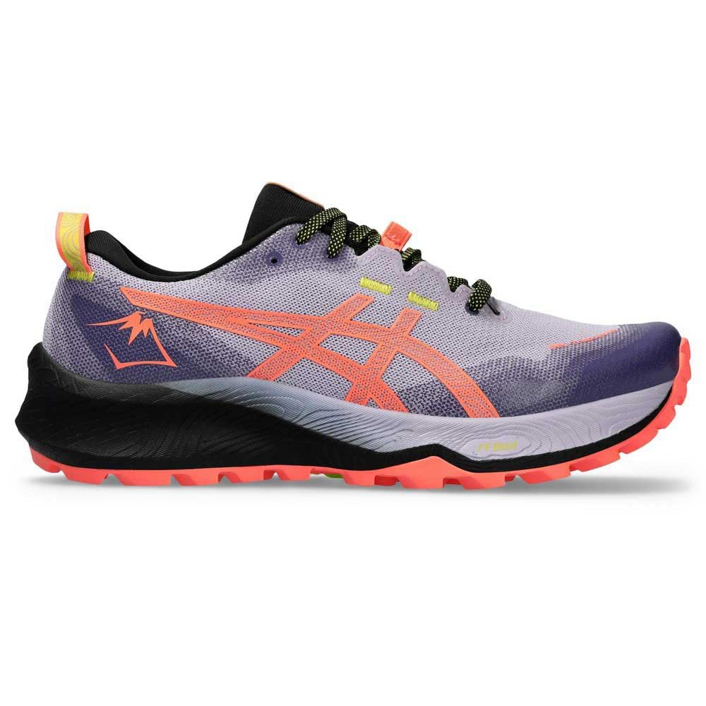 ASICS Gel-Trabuco 12, Sneaker Mujer, Faded Ash Rock/Sun Coral, 36 EU