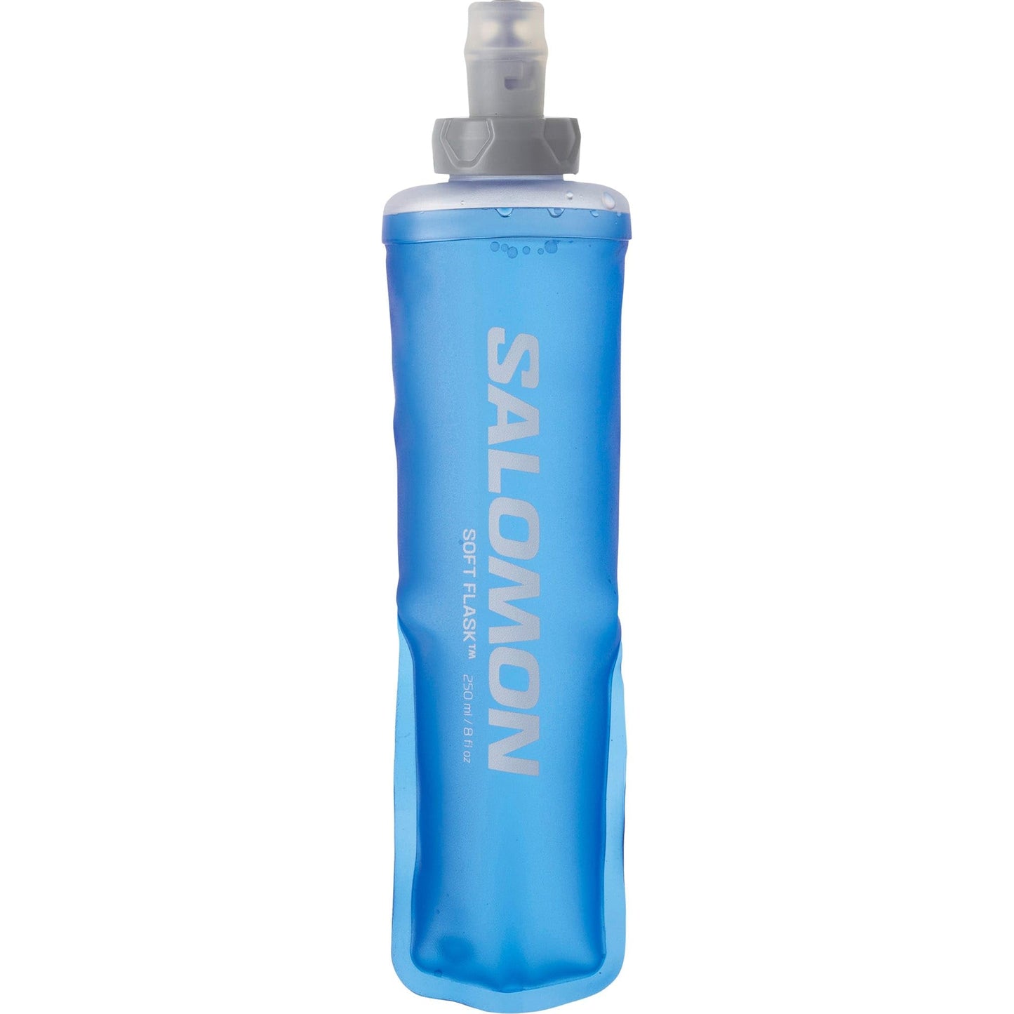 Salomon Soft Flask 250ml/8oz 28 Frasco de Hidratación Suave Unisex, Comodidad, Válvula de alto flujo, Fácil de usar, Azul