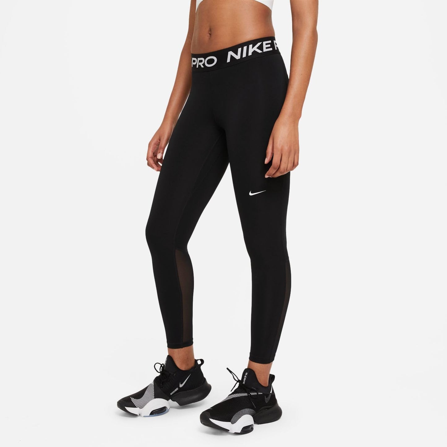 Nike Mujer Leggings, Black/(White), XS