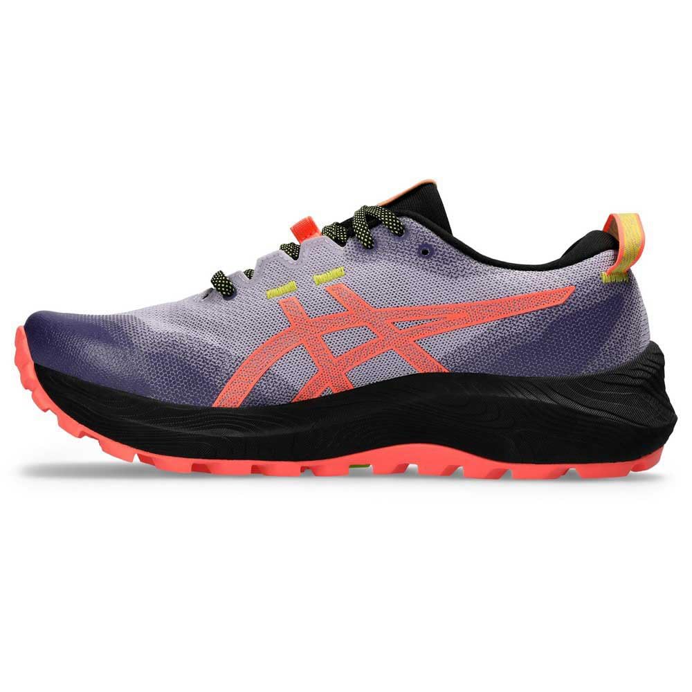 ASICS Gel-Trabuco 12, Sneaker Mujer, Faded Ash Rock/Sun Coral, 36 EU