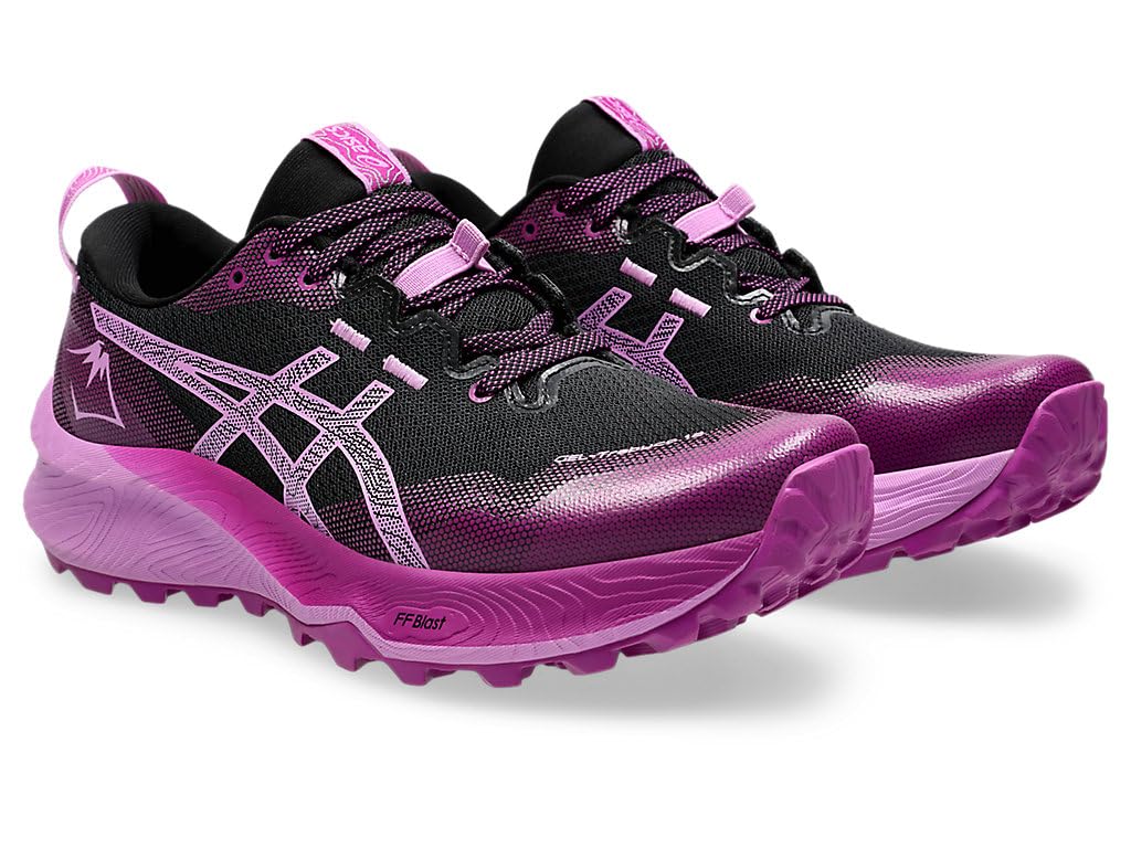 Asics Gel-Trabuco 12, Sneaker Mujer, Black Lavanda Glow, 37 EU