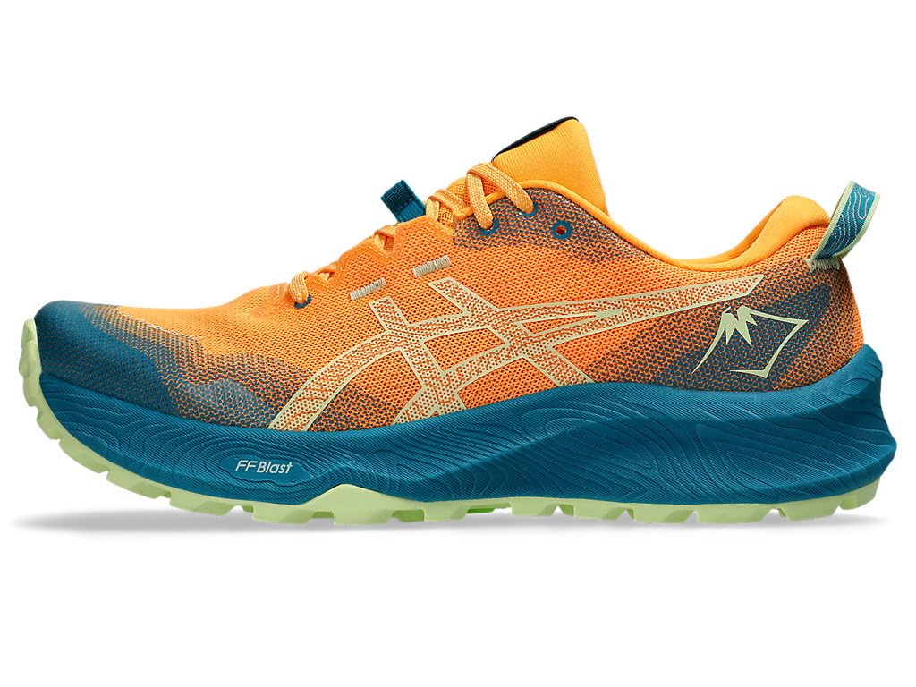 Asics Gel-Trabuco 12, Sneaker Hombre, Estadio Orange Cool Matcha, 40.5 EU