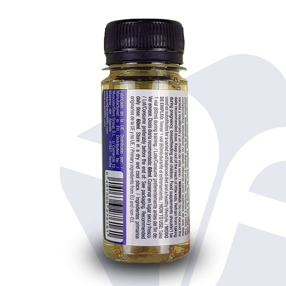 Scientiffic Nutrition NO-CRAMP Suplemento con Sodio, Potasio y Zinc, Elimina los Calambres y Contracturas Musculares, Rápida Actuación - 1 vial 60ml.