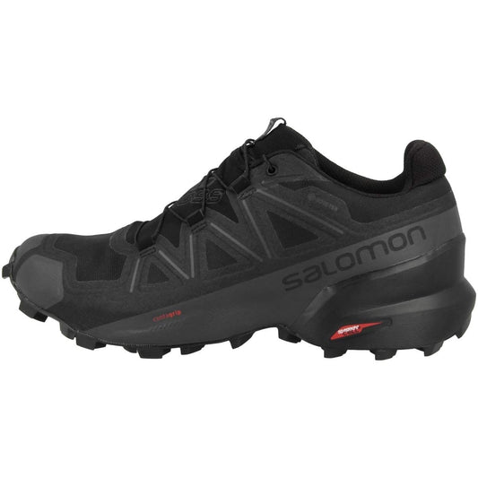 Salomon SPEEDCROSS GORE-TEX Zapatillas de Trail Running para Hombre, Black / Black / Phantom, 44 EU