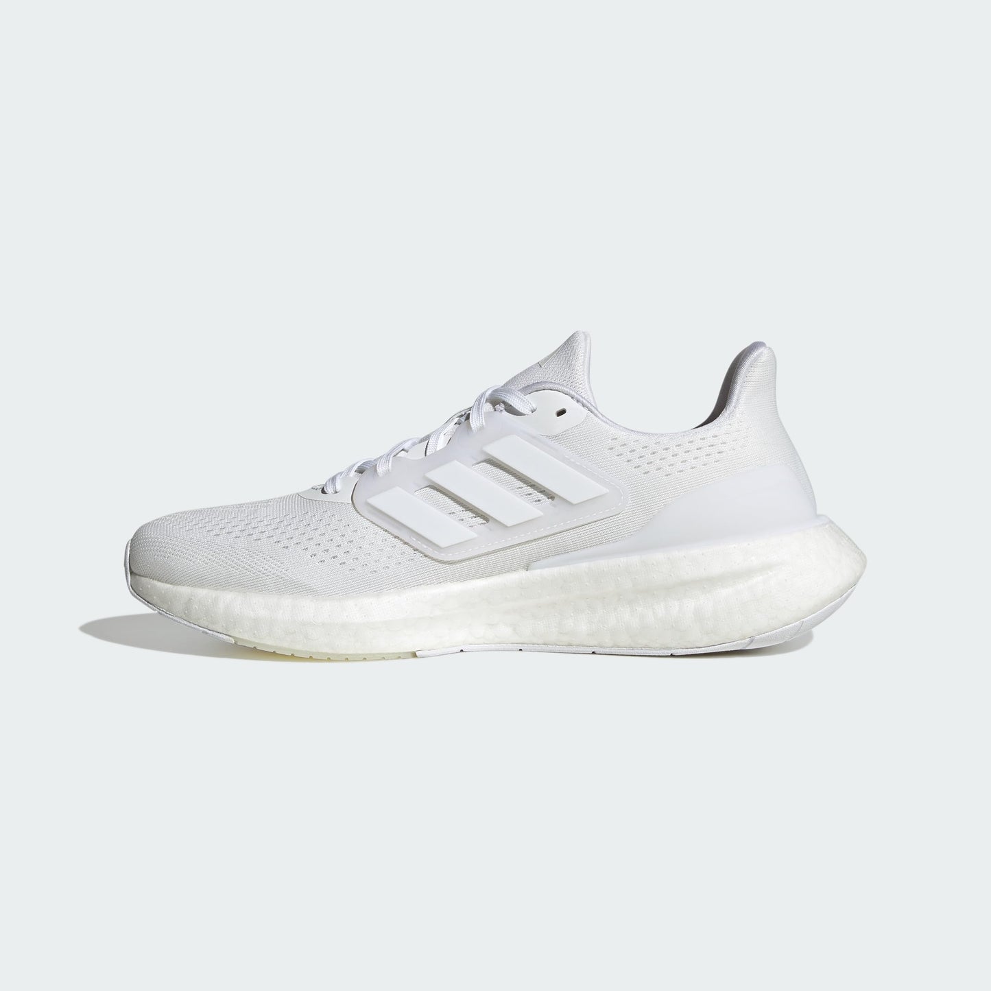 adidas Pureboost 23 Shoes, Low Hombre, FTWR White/FTWR White/Core Black, 36 EU