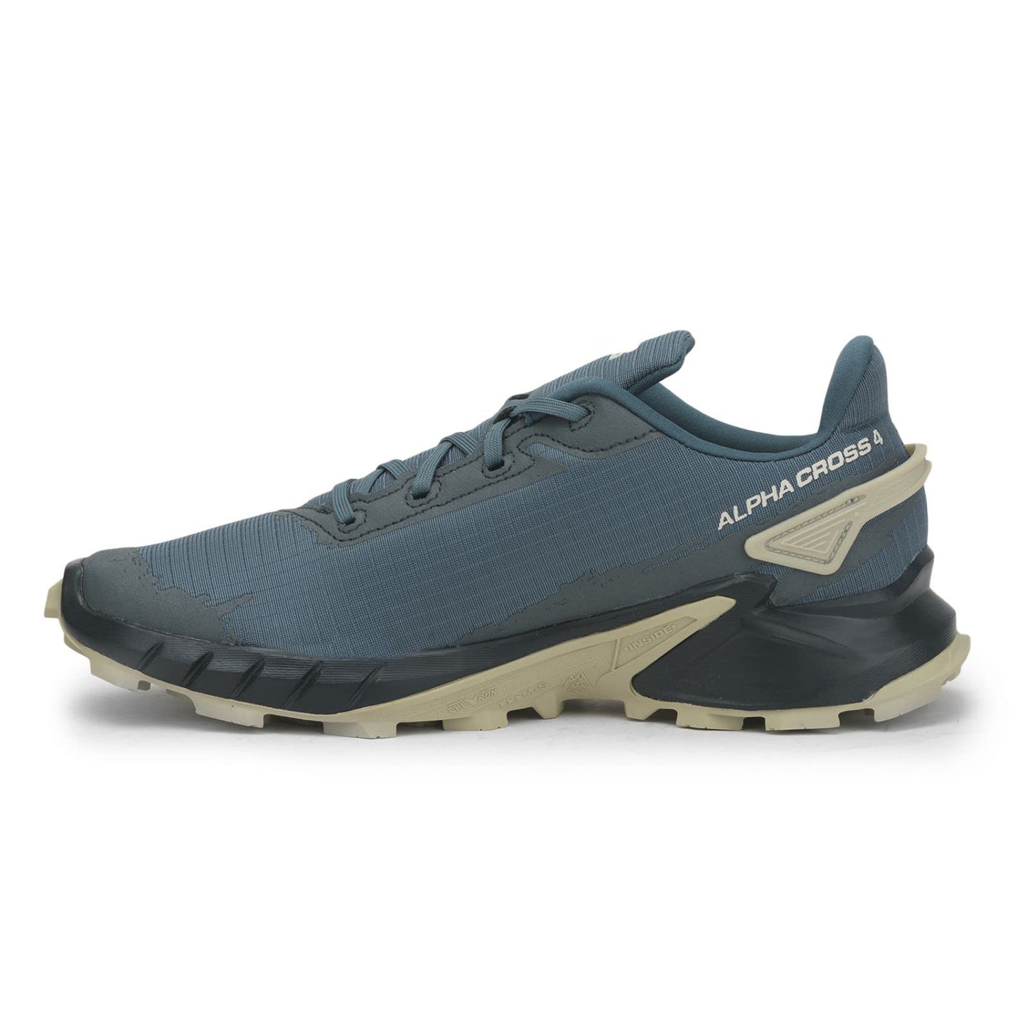 SALOMON Shoes ALPHACROSS 4, Zapatillas de Trail Running Hombre, Stargazer/Carbon/Moss Gray, 46 2/3 EU