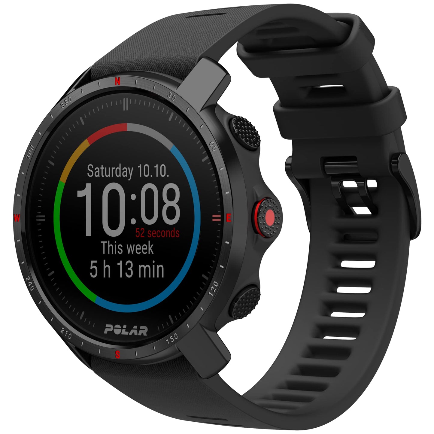 Polar Grit X Pro- GPS Multisport Smartwatch- Durabilidad Militar, Cristal de Zafiro, FC en la Muñeca, Batería de Larga Duración, Orientación, Para Deportes al Aire libre, Trail Running, Senderismo