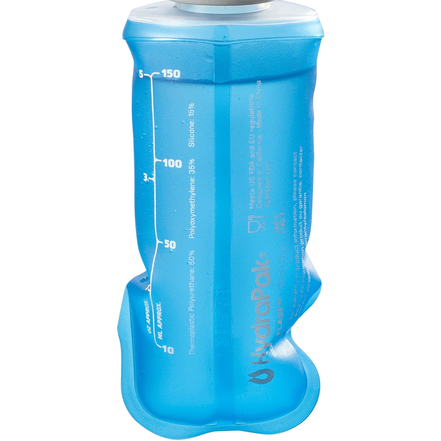 Salomon Soft Flask 150ml/5oz 28 Accesorios de Hidratación Unisexo, Energía rápida, Respetuoso con el medio ambiente, Válvula de alto flujo, Azul