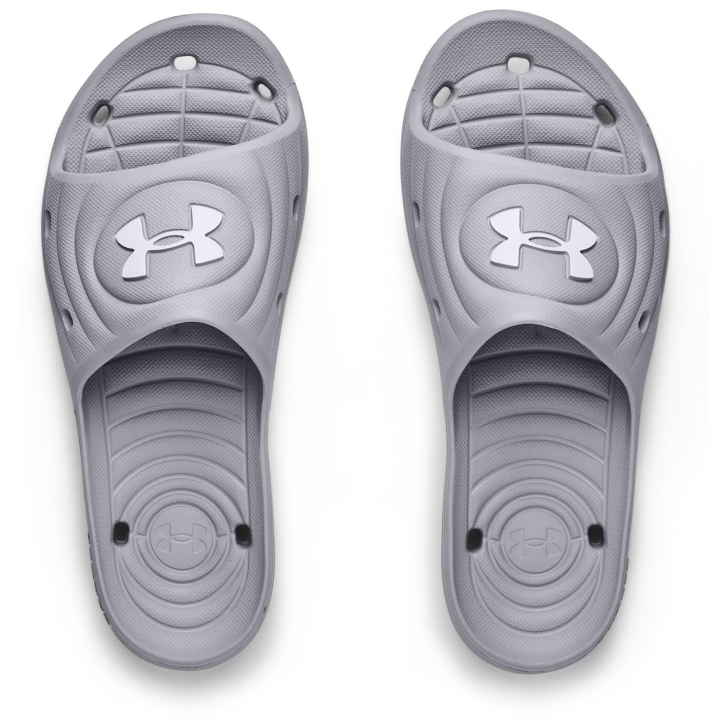 Under Armour Ua M Locker Iv Sl, Sandalia Slide Hombre, Mod Gray Mod Gray White, 47.5 EU