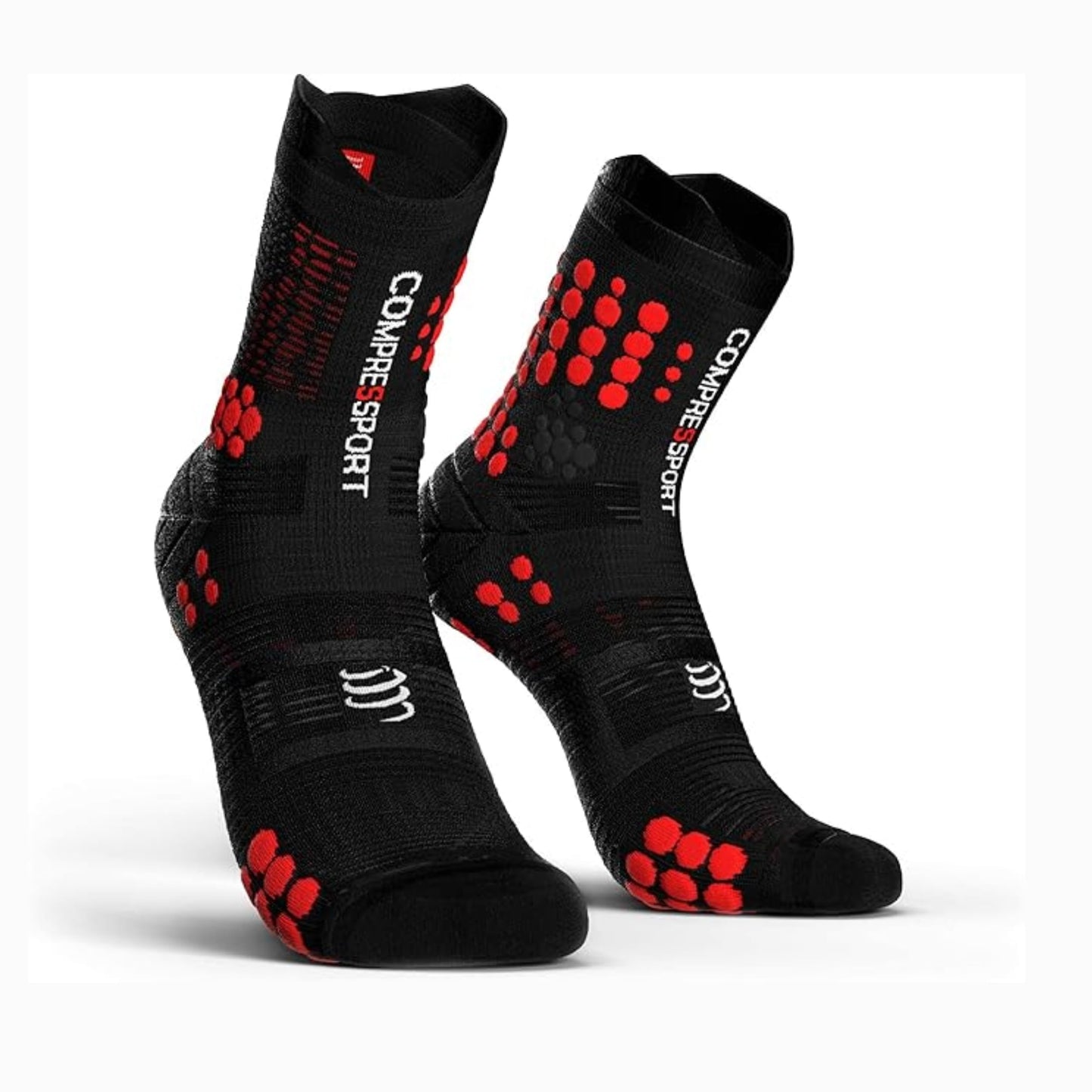 Compressport Trail Socks - Pro Racing Socks V3.0 Trail - Calcetines de trail - Amortiguación - Running - Estabilidad del pie - Protección y transpirabilidad - Todo terreno