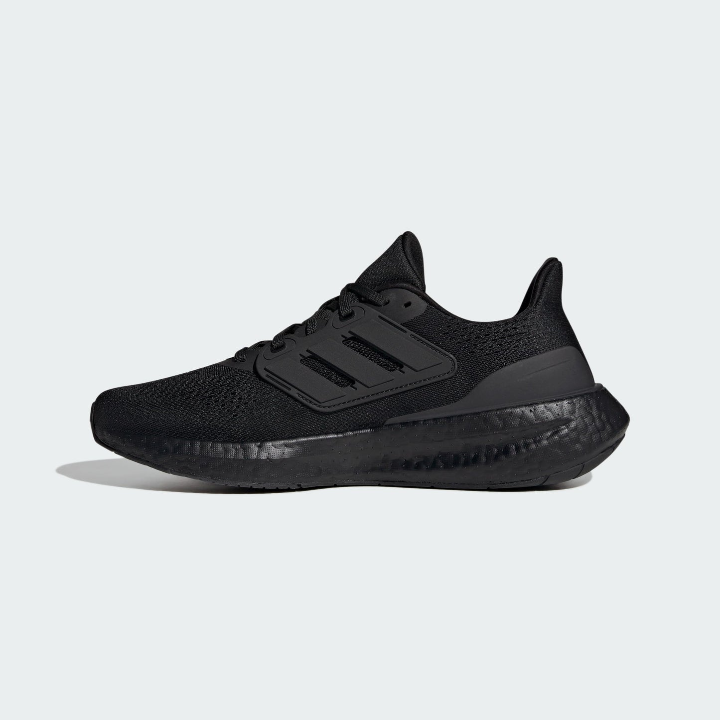 adidas Pureboost 23 Shoes, Low Hombre, Core Black/Core Black/Carbon, 42 EU