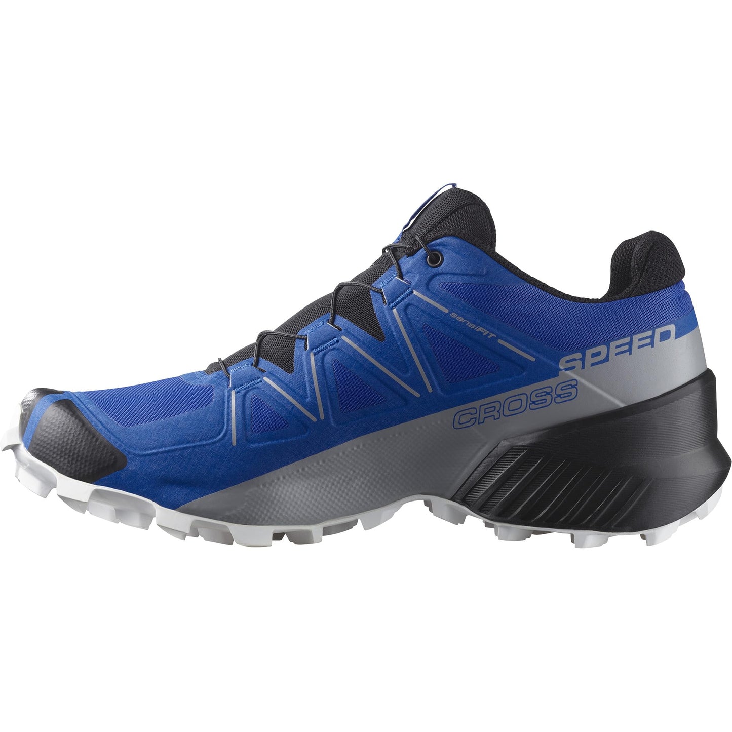 SALOMON Speedcross, Zapatillas de Trail Running, Hombre, Lapis Blue Black White, 42 2/3 EU