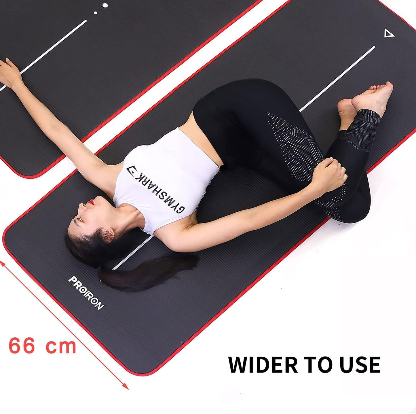 PROIRON Esterilla Yoga Gruesa - Colchoneta Antideslizante NBR para Pilates Ejercicios Fitness Gimnasia Estiramientos