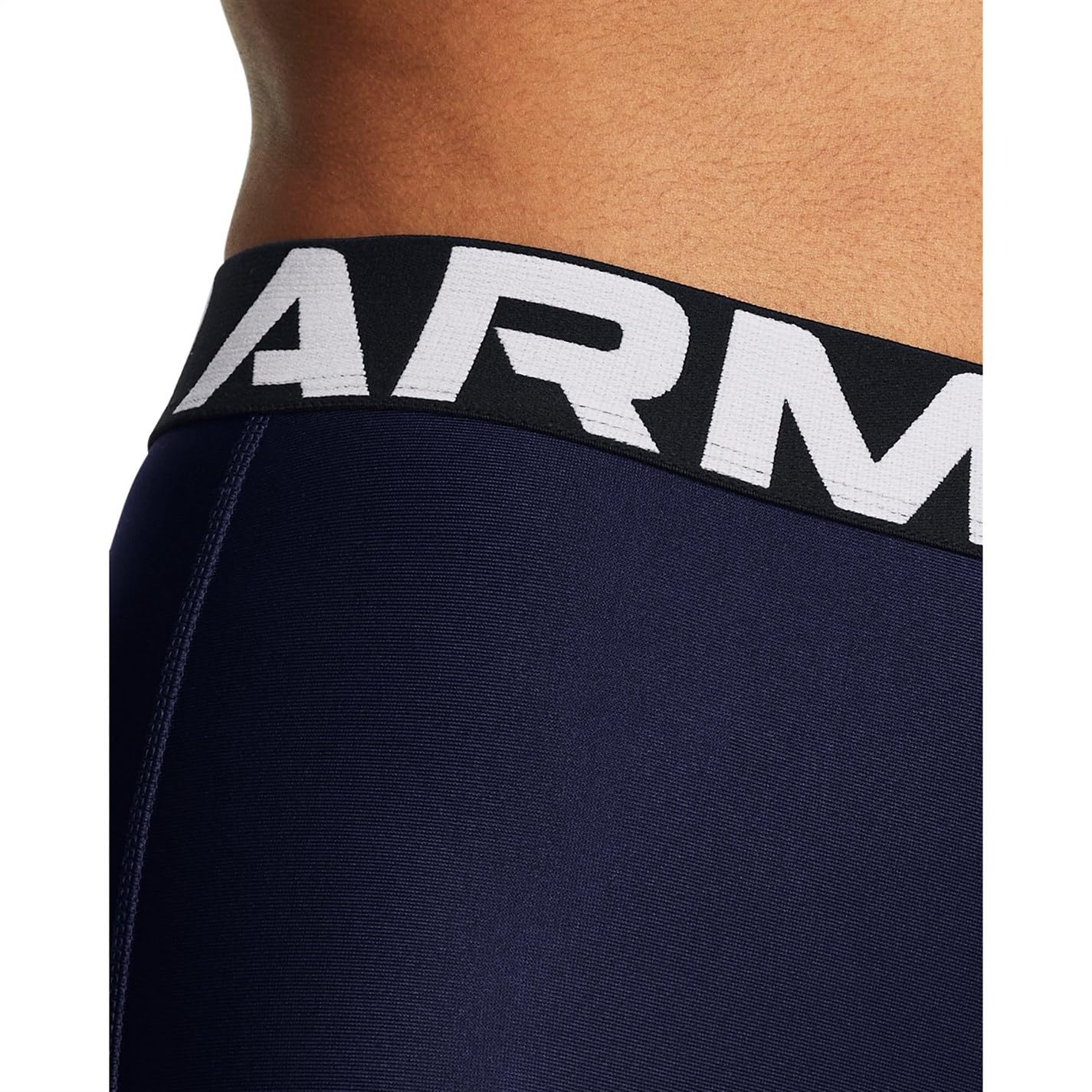 Under Armour Leggings deportivos HG Authentics para mujer, azul marino, M