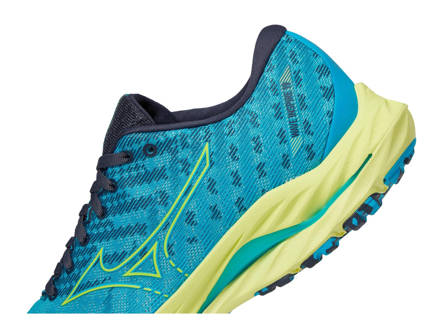 Mizuno Hombre Wave Inspire 19 Carreras, Perno azul azabache, 40.5 EU