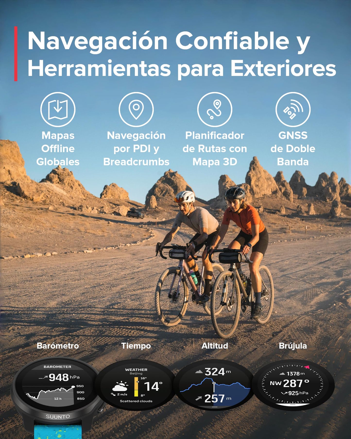 Suunto Race S Reloj Correr con Pantalla Táctil AMOLED, Reloj Deportivo GPS de Doble Frecuencia, Seguimiento de HRV y Sueño, Plan de Entrenamiento Basado en IA, Mapas Offline Gratuitos