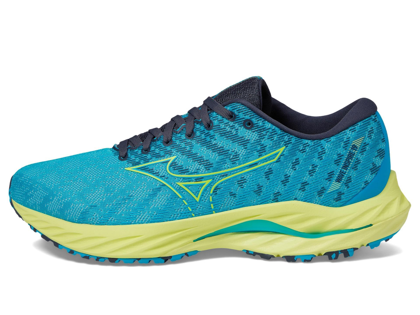 Mizuno Hombre Wave Inspire 19 Carreras, Perno azul azabache, 40.5 EU