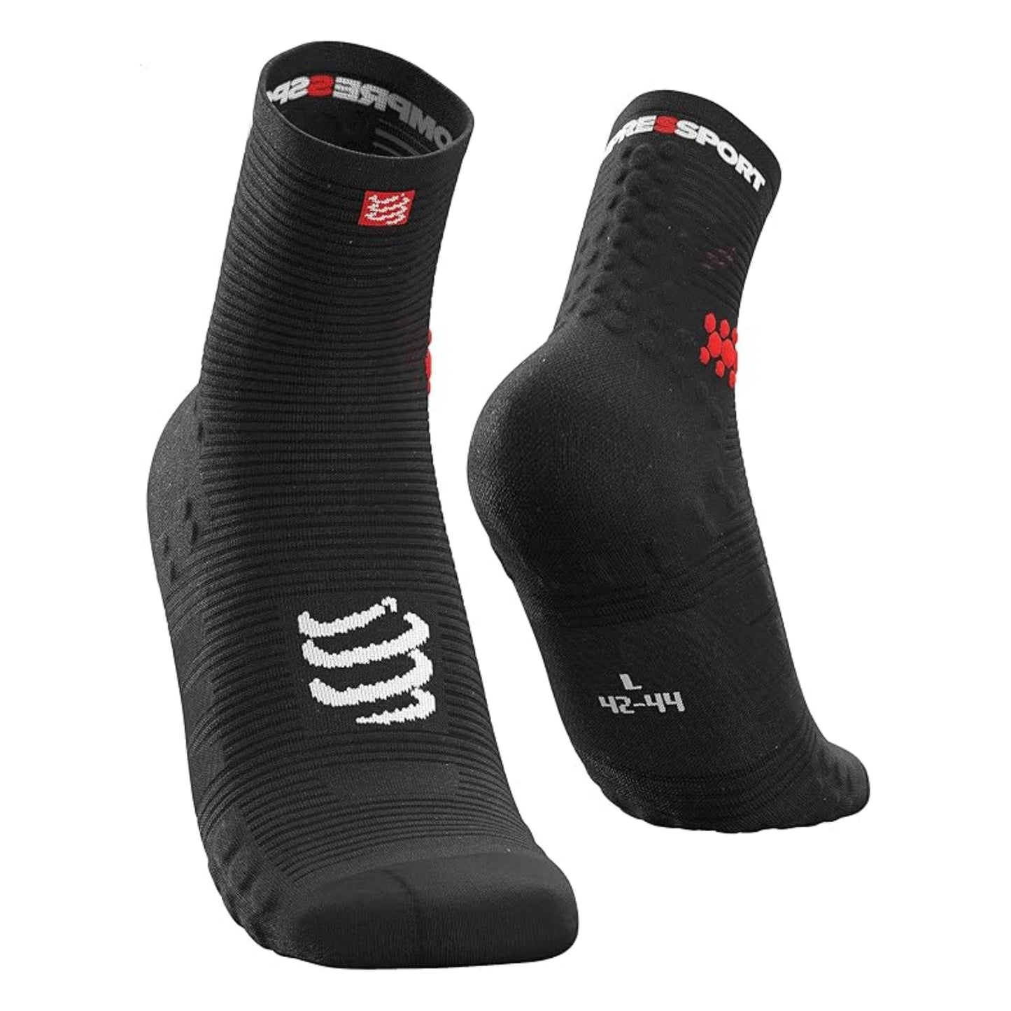 Compressport SH3T3SB Calcetines, Hombre, Negro, 3XL