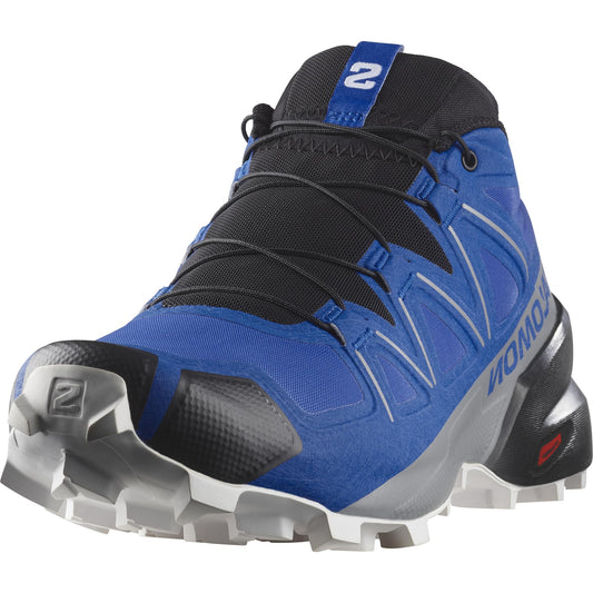 SALOMON Speedcross, Zapatillas de Trail Running, Hombre, Lapis Blue Black White, 42 2/3 EU