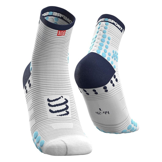 Compressport Calcetines para Correr - Pro Racing Socks V3 Run High - Prevención de ampollas - Amortiguación y transpirabilidad - Correr y triatlón - para Entrenamiento y competición - Ligeros