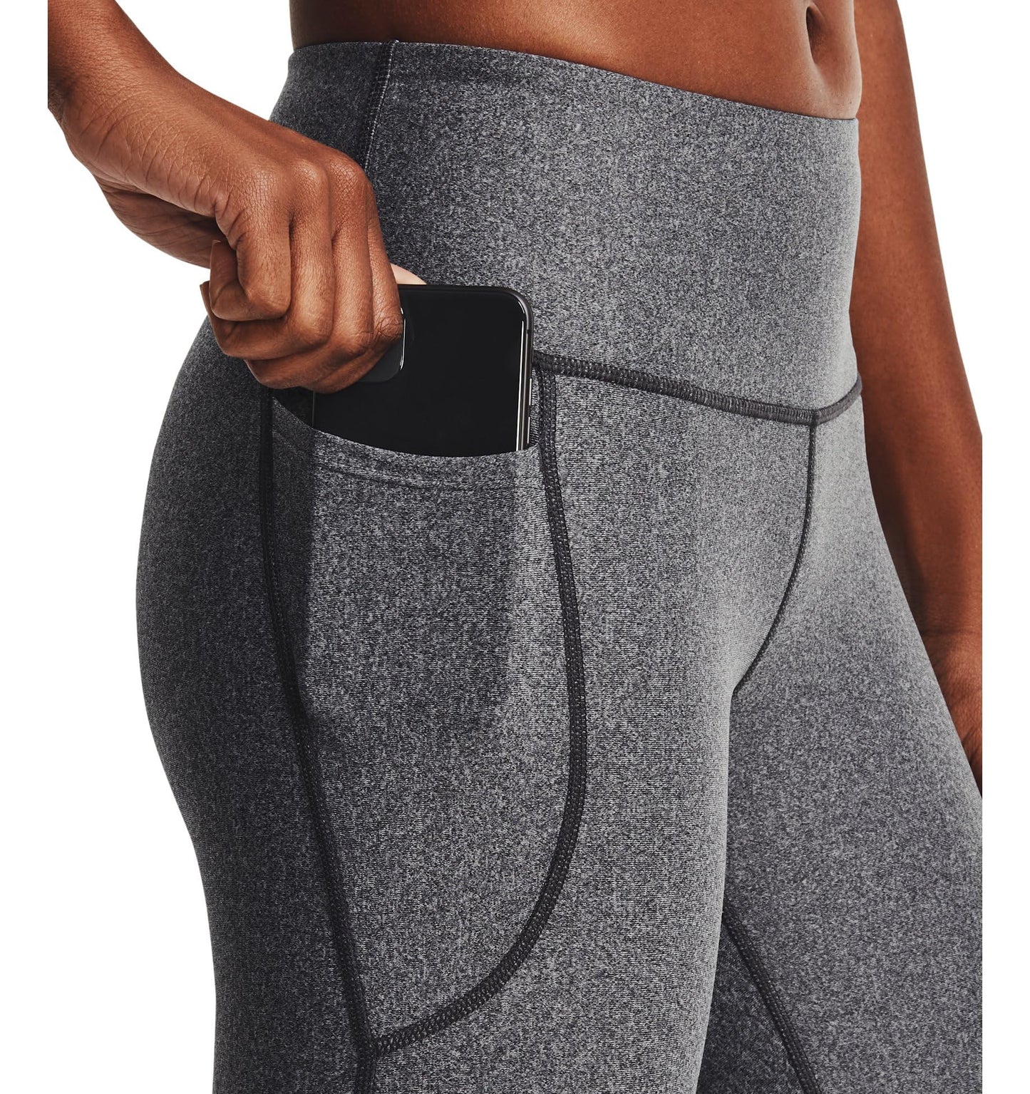 Under Armour HeatGear Capri de cintura alta con bolsillos para mujer